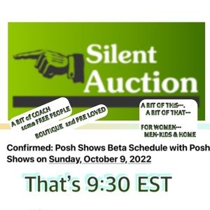 PLEASE JOIN ME @dressyu this Sunday October 9 9:30 EST-my 1st Posh Live Auction